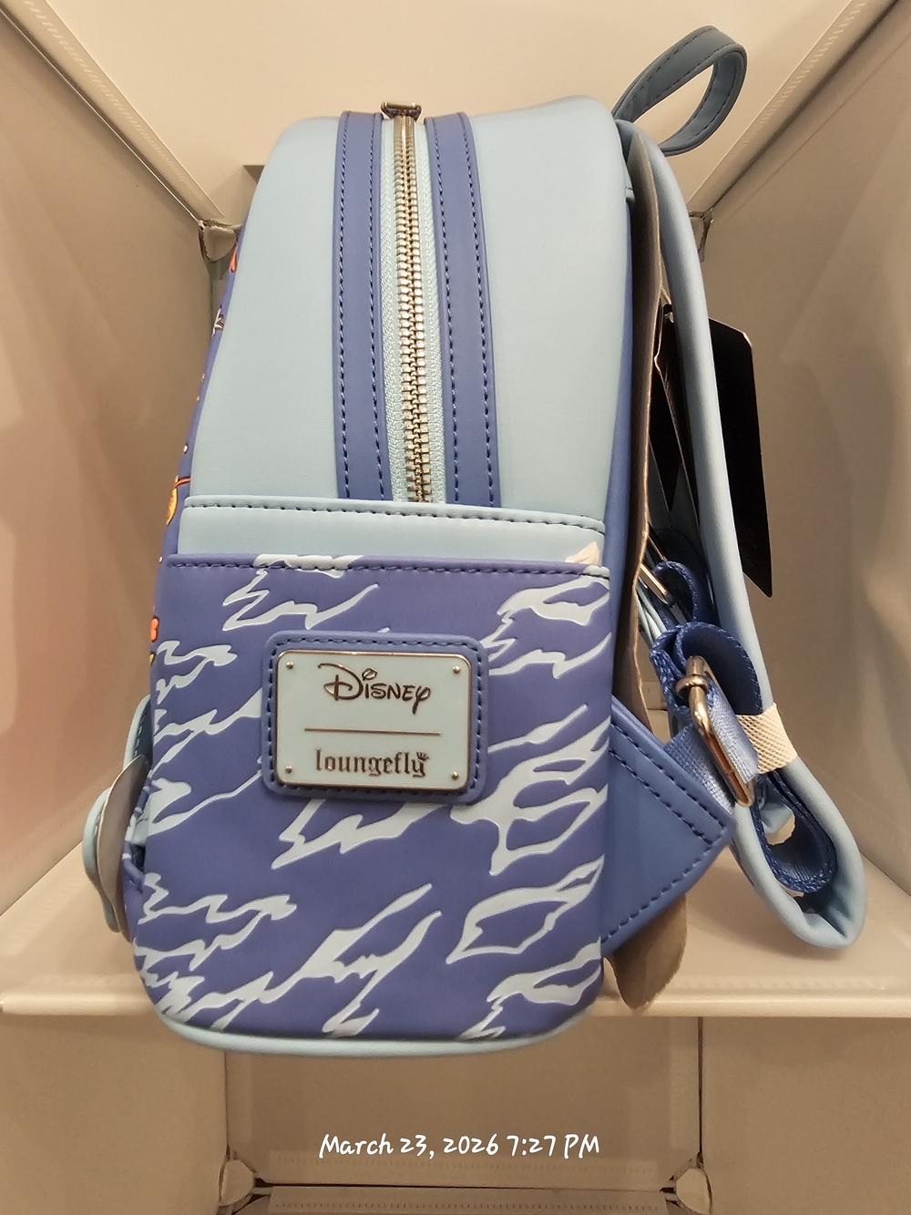 Loungefly Disney Pinocchio Raft Monstro Lenticular Mini Backpack - Picture 2 of 4